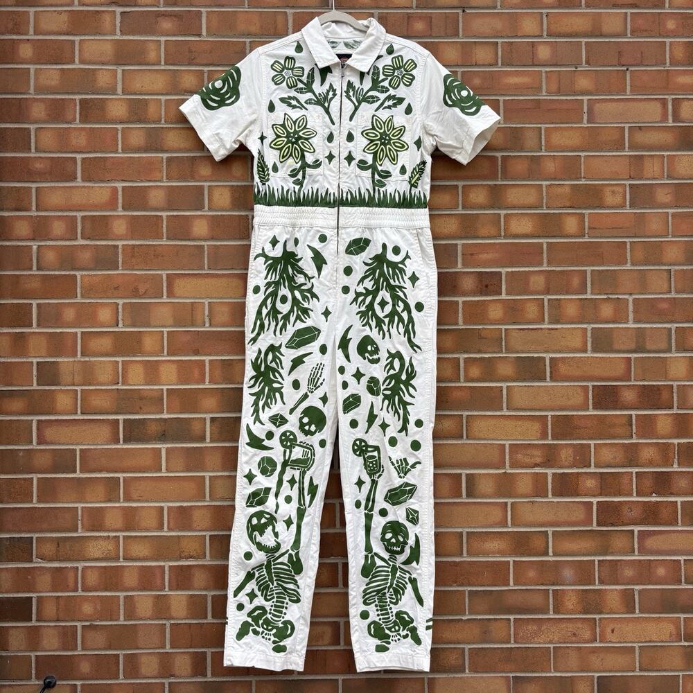 Hand Painted Of A Kind Coverall Dickies Jumpsuits M Hannah Hartman